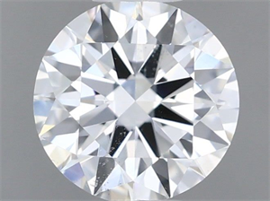 Picture of Natural Diamond 0.60 Carats, Round with Excellent Cut, D Color, SI2 Clarity and Certified by GIA