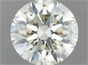 Natural Diamond 0.70 Carats, Round with Excellent Cut, L Color, VVS1 Clarity and Certified by GIA