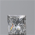 Natural Diamond 1.72 Carats, Princess with  Cut, H Color, I1 Clarity and Certified by IGI