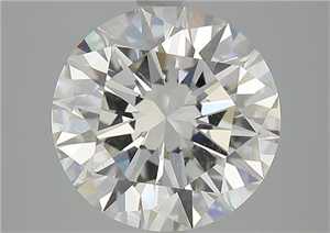Picture of Natural Diamond 3.02 Carats, Round with Very Good Cut, I Color, VS1 Clarity and Certified by GIA