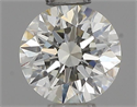 Natural Diamond 0.43 Carats, Round with Excellent Cut, H Color, VVS1 Clarity and Certified by IGI