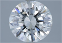Diamante Natural 2.50 quilates, Redondo , Color J, claridad VS1 y certificado GIA
