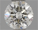 Natural Diamond 0.40 Carats, Round with Very Good Cut, I Color, VVS1 Clarity and Certified by IGI