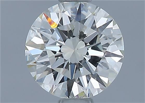 Picture of Natural Diamond 0.73 Carats, Round with Excellent Cut, L Color, VS1 Clarity and Certified by GIA