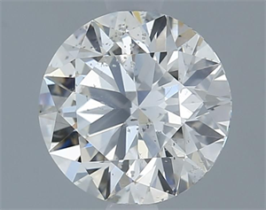 Picture of Natural Diamond 0.93 Carats, Round with Excellent Cut, L Color, SI2 Clarity and Certified by GIA