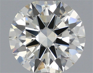 Picture of Natural Diamond 0.76 Carats, Round with Excellent Cut, J Color, VVS2 Clarity and Certified by IGI