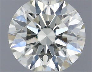 Picture of Natural Diamond 0.40 Carats, Round with Excellent Cut, J Color, IF Clarity and Certified by IGI