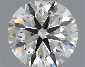 Picture of Natural Diamond 0.42 Carats, Round with Excellent Cut, H Color, SI1 Clarity and Certified by IGI