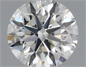 Natural Diamond 0.44 Carats, Round with Excellent Cut, I Color, VS1 Clarity and Certified by IGI