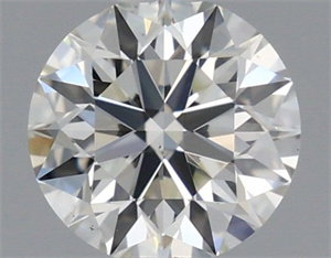 Picture of Natural Diamond 0.44 Carats, Round with Excellent Cut, I Color, VS1 Clarity and Certified by IGI