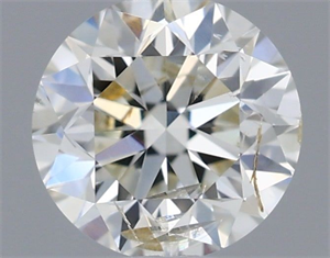 Picture of Natural Diamond 0.41 Carats, Round with Very Good Cut, I Color, SI2 Clarity and Certified by IGI