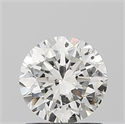 Natural Diamond 0.90 Carats, Round with Very Good Cut, J Color, SI2 Clarity and Certified by GIA