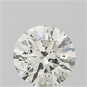 Natural Diamond 0.90 Carats, Round with Excellent Cut, J Color, SI2 Clarity and Certified by IGI
