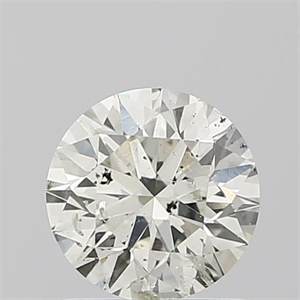 Picture of Natural Diamond 0.90 Carats, Round with Excellent Cut, J Color, SI2 Clarity and Certified by IGI