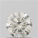 Natural Diamond 0.53 Carats, Round with Excellent Cut, N Color, SI2 Clarity and Certified by IGI