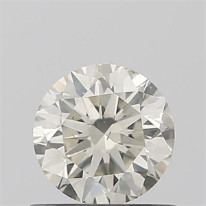 Picture of Natural Diamond 0.53 Carats, Round with Excellent Cut, N Color, SI2 Clarity and Certified by IGI