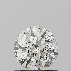 Picture of Natural Diamond 0.51 Carats, Round with Excellent Cut, J Color, SI2 Clarity and Certified by IGI