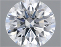 Natural Diamond 0.40 Carats, Round with Very Good Cut, H Color, SI1 Clarity and Certified by GIA