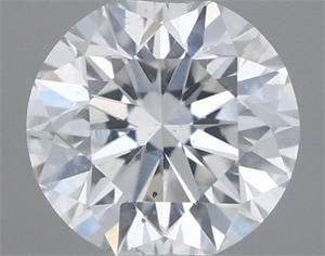 Picture of Natural Diamond 0.43 Carats, Round with Very Good Cut, E Color, SI1 Clarity and Certified by GIA