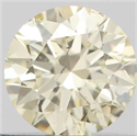 Natural Diamond 0.50 Carats, Round with Excellent Cut, N Color, SI2 Clarity and Certified by IGI