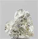 Diamante Natural 2.07 quilates, Corazón , Color N, claridad I1 y certificado IGI