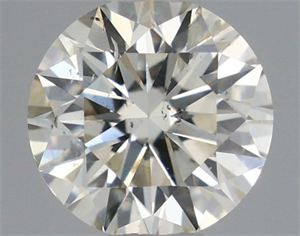 Foto Diamante Natural 0.42 quilates, Redondo , Color J, claridad SI2 y certificado IGI de