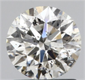Diamante Natural 1.00 quilates, Redondo , Color J, claridad SI2 y certificado GIA