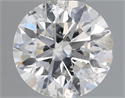 Natural Diamond 0.50 Carats, Round with Very Good Cut, G Color, SI2 Clarity and Certified by IGI