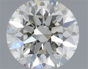 Picture of Natural Diamond 0.40 Carats, Round with Very Good Cut, H Color, VS2 Clarity and Certified by IGI