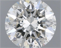 Natural Diamond 0.70 Carats, Round with Excellent Cut, J Color, SI2 Clarity and Certified by IGI