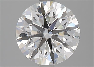 Picture of Natural Diamond 2.02 Carats, Round with Excellent Cut, E Color, VVS1 Clarity and Certified by GIA