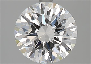 Picture of Natural Diamond 2.01 Carats, Round with Excellent Cut, E Color, VVS1 Clarity and Certified by GIA