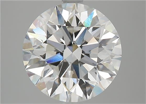 Picture of Natural Diamond 3.25 Carats, Round with Excellent Cut, F Color, VS2 Clarity and Certified by GIA