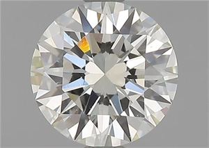 Picture of Natural Diamond 1.05 Carats, Round with Excellent Cut, L Color, VS2 Clarity and Certified by GIA