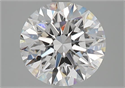 Natural Diamond 2.42 Carats, Round with Excellent Cut, E Color, VS2 Clarity and Certified by GIA