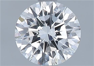 Picture of Natural Diamond 1.03 Carats, Round with Excellent Cut, E Color, SI1 Clarity and Certified by GIA