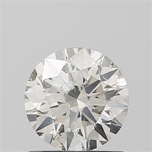 Picture of Natural Diamond 0.70 Carats, Round with Excellent Cut, L Color, SI2 Clarity and Certified by IGI