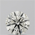 Natural Diamond 1.01 Carats, Round with Excellent Cut, L Color, SI2 Clarity and Certified by IGI
