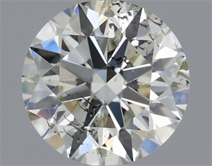 Picture of Natural Diamond 0.70 Carats, Round with Excellent Cut, J Color, SI2 Clarity and Certified by IGI