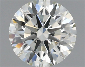 Picture of Natural Diamond 0.70 Carats, Round with Excellent Cut, J Color, SI2 Clarity and Certified by IGI