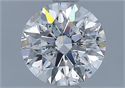 Natural Diamond 1.01 Carats, Round with Excellent Cut, G Color, I1 Clarity and Certified by GIA