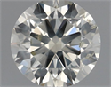 Natural Diamond 0.50 Carats, Round with Excellent Cut, J Color, SI2 Clarity and Certified by IGI