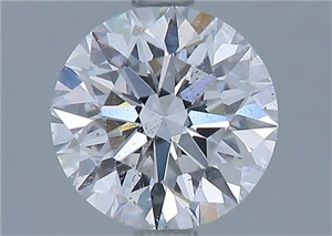 Picture of Natural Diamond 1.52 Carats, Round with Excellent Cut, D Color, SI2 Clarity and Certified by GIA