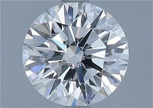 Picture of Natural Diamond 1.50 Carats, Round with Excellent Cut, G Color, IF Clarity and Certified by GIA