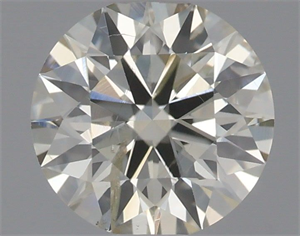 Picture of Natural Diamond 0.51 Carats, Round with Excellent Cut, L Color, SI2 Clarity and Certified by IGI