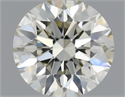 Natural Diamond 0.70 Carats, Round with Excellent Cut, K Color, VS1 Clarity and Certified by IGI