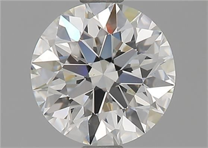 Picture of Natural Diamond 1.20 Carats, Round with Excellent Cut, I Color, VS1 Clarity and Certified by GIA
