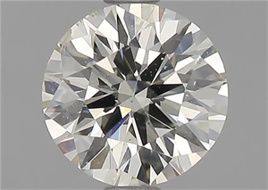 Picture of Natural Diamond 1.06 Carats, Round with Very Good Cut, M Color, SI1 Clarity and Certified by GIA