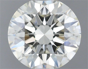 Picture of Natural Diamond 0.76 Carats, Round with Excellent Cut, J Color, VVS1 Clarity and Certified by IGI