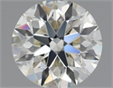 Natural Diamond 0.80 Carats, Round with Excellent Cut, K Color, VVS1 Clarity and Certified by IGI